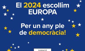 La Fundació Catalunya Europa us desitja bones festes i un 2024 amb més Europa, pau i democràcia