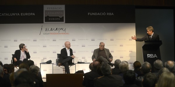 Elorza i Colau reivindiquen el municipalisme de Maragall a la II Conferència anual del Llegat Pasqual Maragall