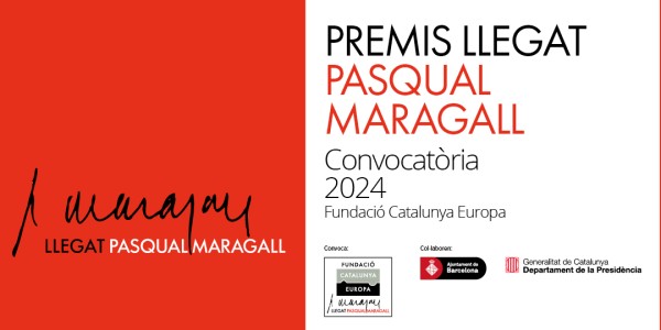 Oberta la nova convocatòria de Premis Llegat Pasqual Maragall 2024