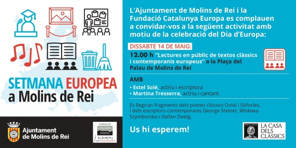 Lectura en públic de poetes i autors contemporanis europeus