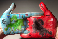 Dues alumnes de l'Escola Virolai, guanyadores del premi de fotografia