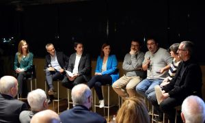 Commemoració dels 20 anys del Pacte del Tinell del govern catalanista i d'esquerres de Pasqual Maragall