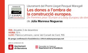 Lliurament del Premi de Recerca Llegat Pasqual Maragall 2022-2023