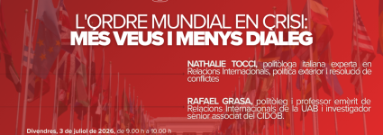 Cafè Europa: El ordren mundial en crisis: más voces y menos diálogo