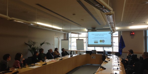 Presentació a Brussel·les: Informe sobre la despesa cultural pública a Europa 2007-2014