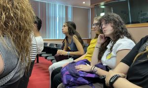 The winners of the What Does Europe Mean to You? 2024 award visit Brussels